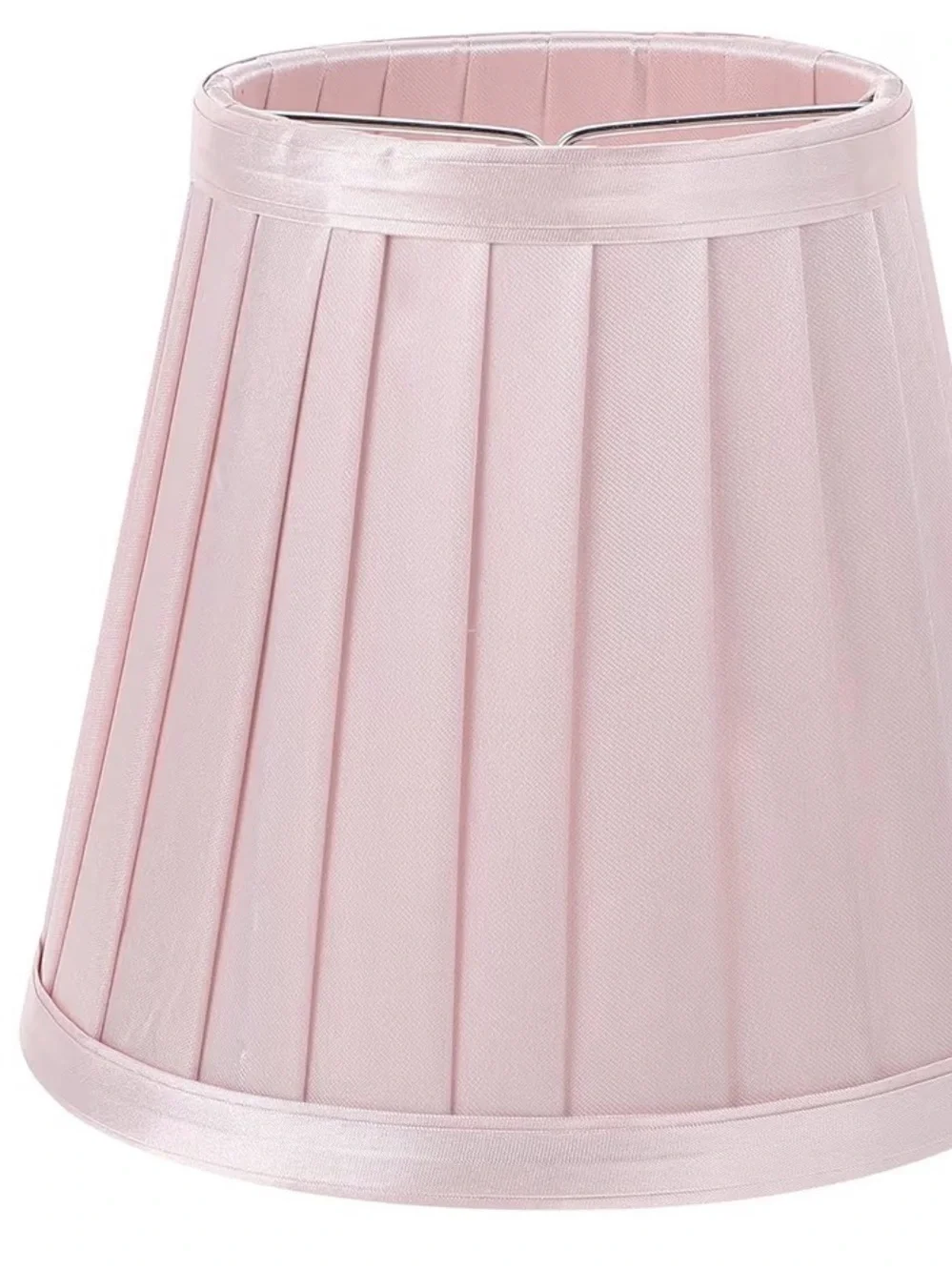 Beaupretty Clip On Lamp Shade, Small Pleated Lampshade